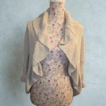 Strickweste beige Gr. S/M