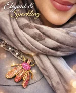 Falter Brosche ca. 4 cm