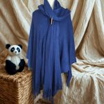 Poncho blitzblau one size