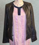 Lederjacke Schwarz guter Zustand  Gr. M/L